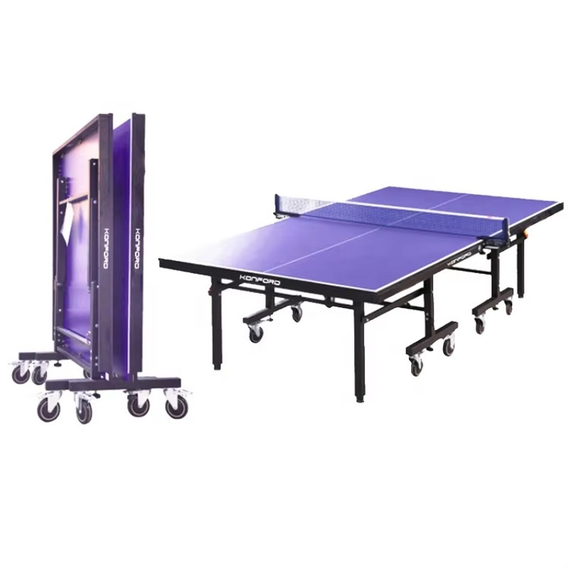 Table Tennis Logo - コンフォードカスタムロゴ卓球台トレーニングマシン工場卸売ピンポン機器ピンポン台アクセサリーホイール付き