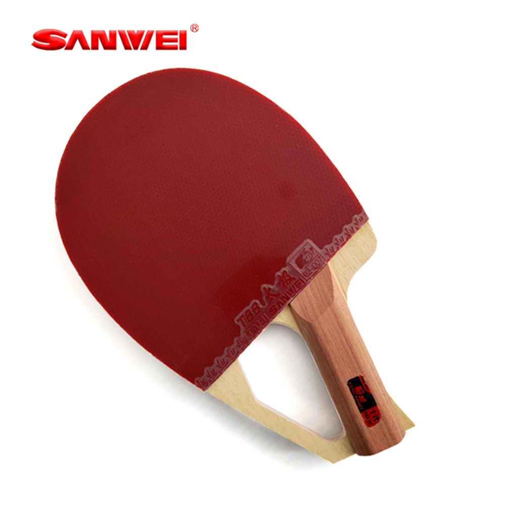 Table Tennis Racket - オリジナルSANWEI特許取得済みピストル型ラケットシェークハンド卓球ブレードピンポンブレードプロフェッショナルパドル