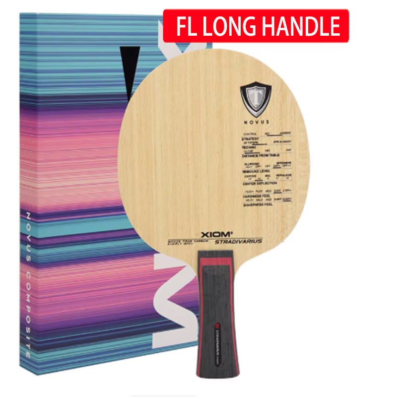 Table Tennis Racket - XIOM STRADIVARIUS卓球ブレード 5+2カーボン ピンポンブレード ラケット ハード・ファスト・アタック