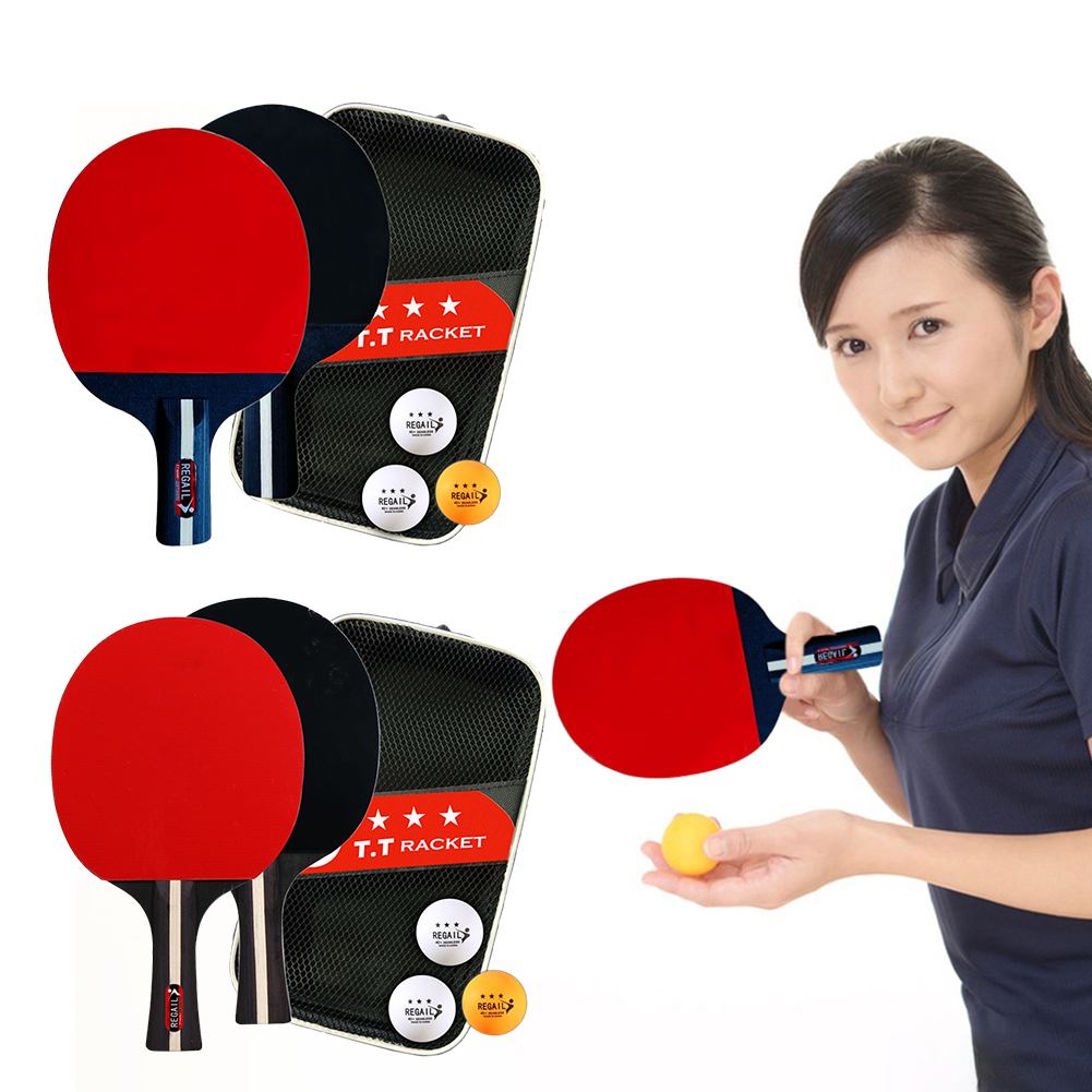 Table Tennis Tournament - 卓球ラケット,バッグ付き,ピンポンラケット,2ラケット,3ボール,プロ2プレーヤー,完璧な遊び