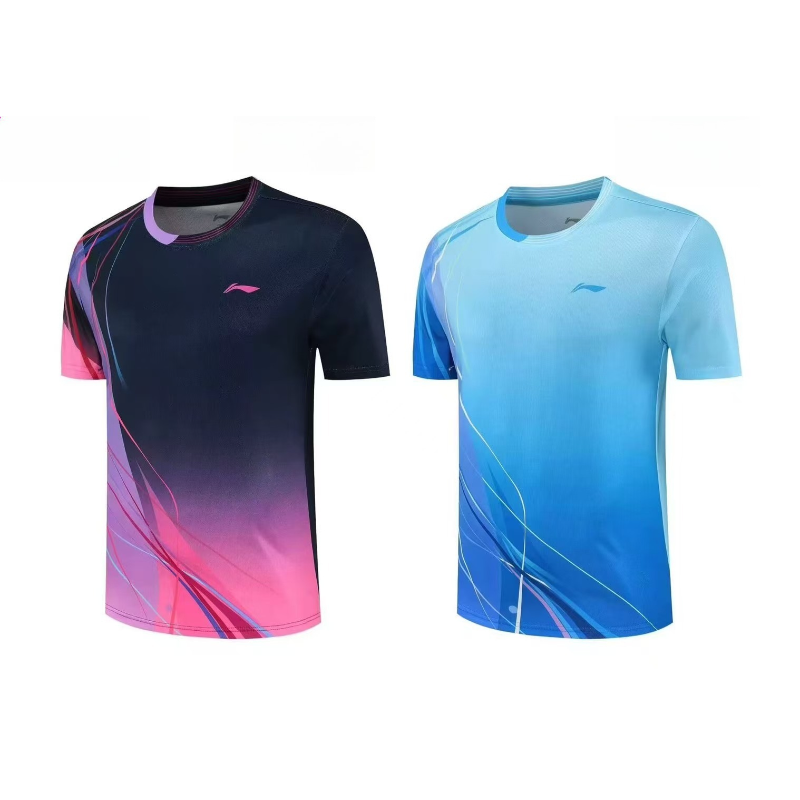 Table Tennis Jersey Butterfly - 新しい卓球スポーツウェアバドミントンテニス半袖トレーニングスーツ通気性速乾性吸汗性Tシャツトップ