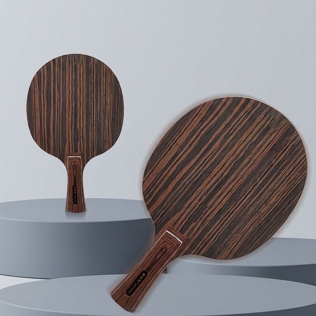 Table Tennis Racket - 黒檀製卓球ラケットブレード、高速攻撃設計、5ウッド+2カーボン7層構造卓球ラケットブレード、高品質木材加工、バランスの取れたデザイン、スポーツ愛好家専用