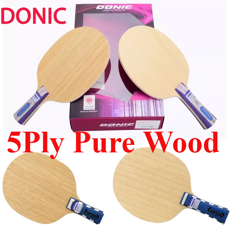 Table Tennis Racket - 5層純木卓球ラケット DONIC ファーストアタック プロ仕様卓球ブレード ピンポンラケット 卓球ラケット