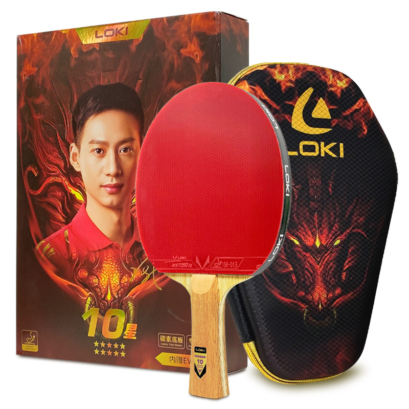 Table Tennis Zhang Jike - オリジナル LOKI 卓球ラケットドラゴンシリーズピンポンラケットパドルバットプロフェッショナル 6/7/8/9/10 スターすべてのレベルのプレーヤー
