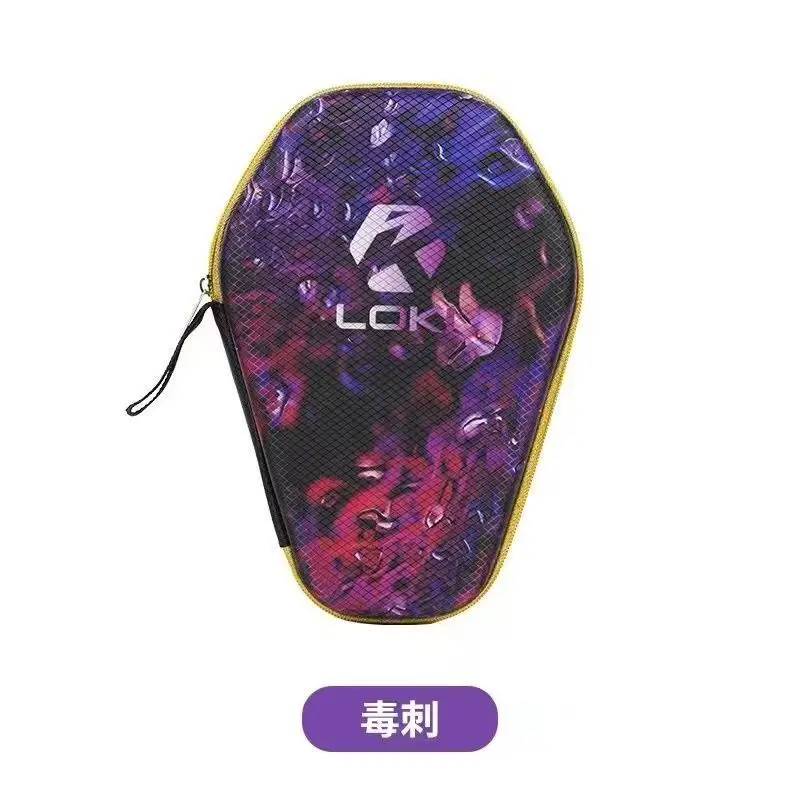 Table Tennis Zhang Jike - LOKI 卓球ラケットケース ドラゴンパターン ポータブル保護ピンポンラケットケースバッグ ハードシェル