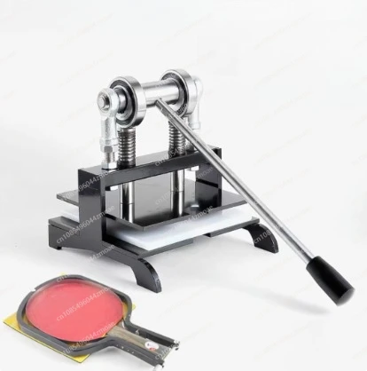 Table Tennis Machine - 卓球ラケットラバーカッティングマシン ダブルローラーベアリング手動プレス ピンポンバットラバーエッジカッター 貼り付け装置