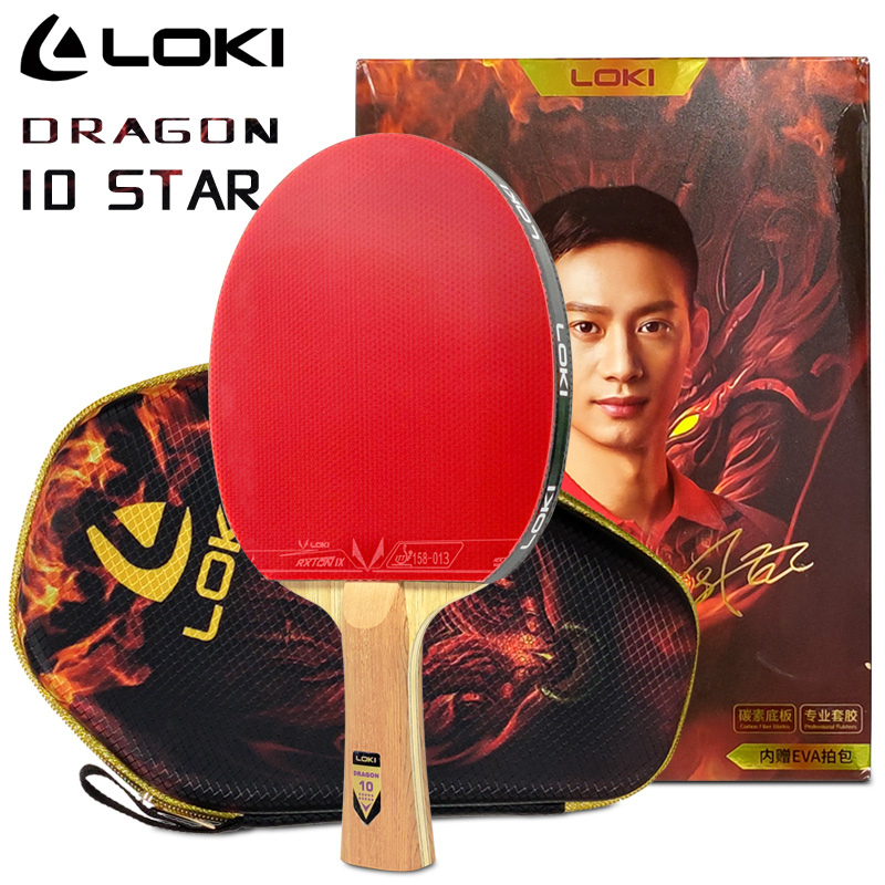 LOKI DRAGON 10 スター卓球ラケットプロフェッシ - Table Tennis Zhang Jike のレビューと価格