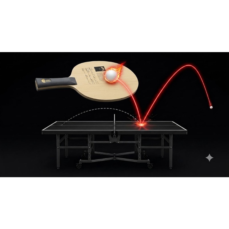 1個入り SANWEI T5000 卓球ラケット 5枚木質2 - Table Tennis Viscaria のレビューと価格