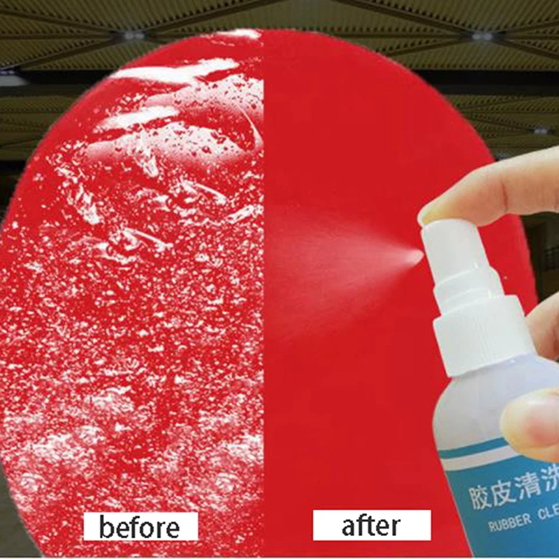 プロのゴム洗浄剤,卓球ラケット,老化防止,高品質,100ml - Table Tennis Logo のレビューと価格