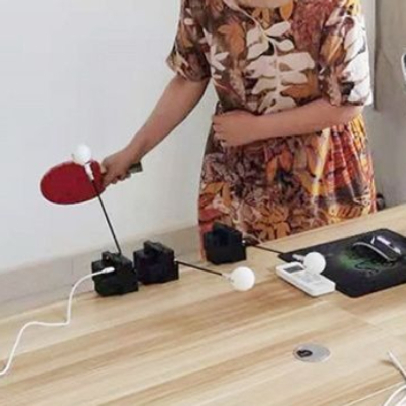 ポータブル卓球トレーナー初心者練習用ピンポン練習器具耐久性の - Table Tennis Machine のレビューと価格