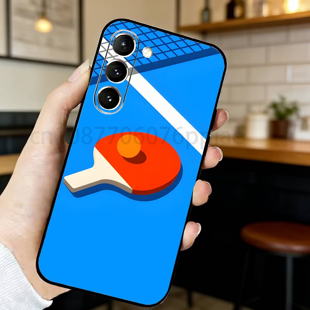 卓球ラケットピンポン電話ケースサムスン S20、21、22、 - Table Tennis Logo のレビューと価格
