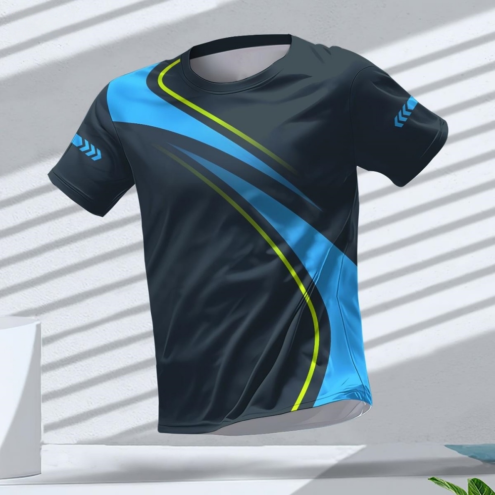 夏のメンズ Tシャツランニングフィットネススポーツ男性半袖  - Table Tennis Jersey Butterfly のレビューと価格