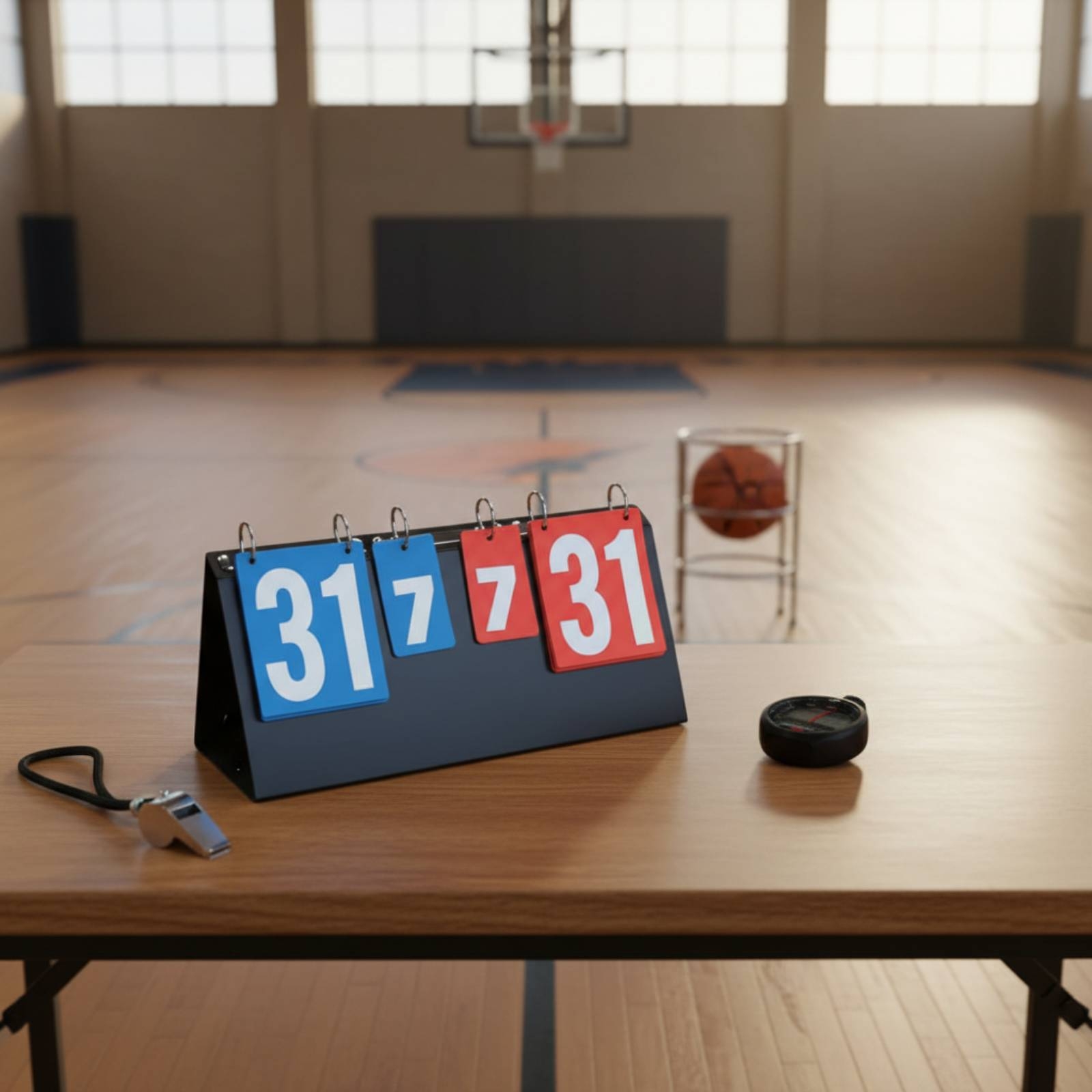 ポータブルフリップスコアボード マルチスポーツフリップスコア - Table Tennis Double のレビューと価格