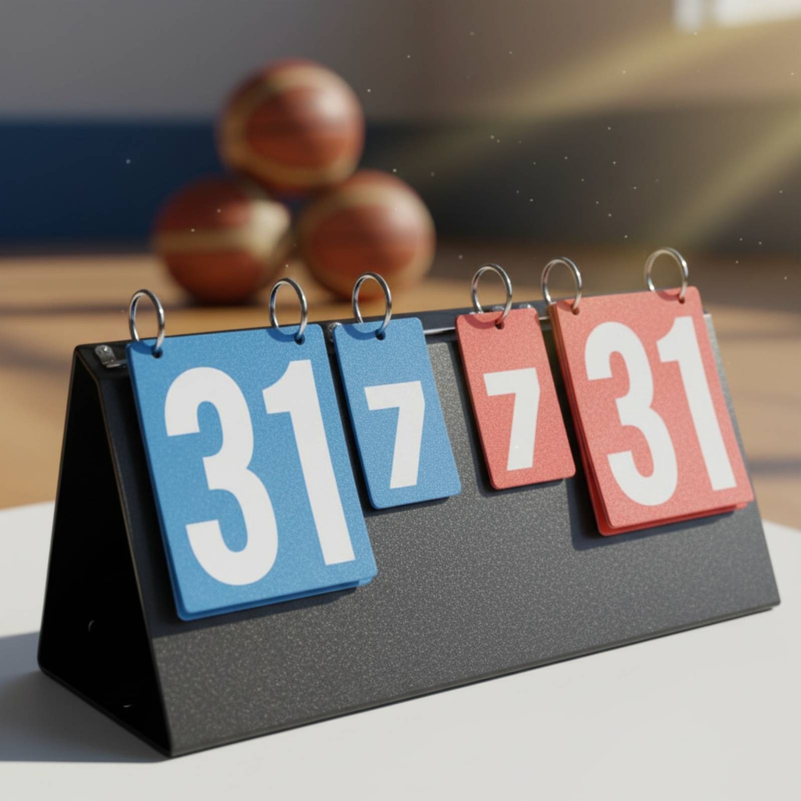 ポータブルフリップスコアボード マルチスポーツフリップスコア - Table Tennis Double のレビューと価格