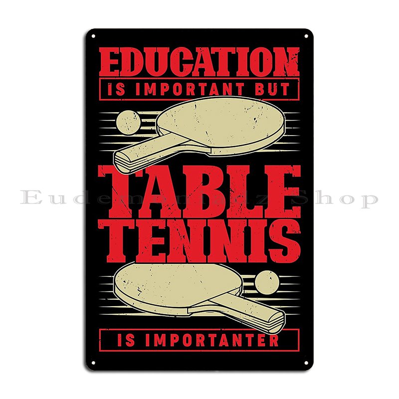 あなたは私のポンのピンです 面白い卓球のダジャレ メタルプラ - Table Tennis Live のレビューと価格