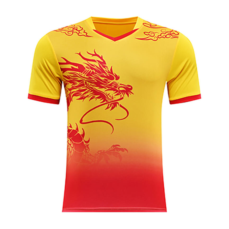 男性と女性のための中国のドラゴンテニスTシャツ,速乾性,カッ - Table Tennis Zhang Jike のレビューと価格