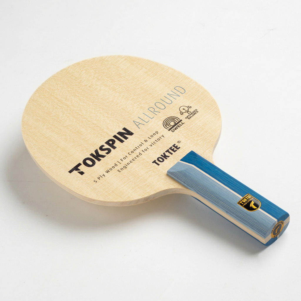 TOKSPIN ALLROUND 卓球ブレードラケット TO - Table Tennis Logo のレビューと価格
