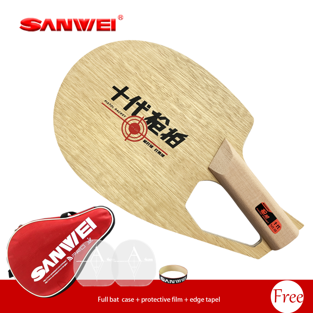 オリジナルSANWEI特許取得済みピストル型ラケットシェーク - Table Tennis Racket のレビューと価格
