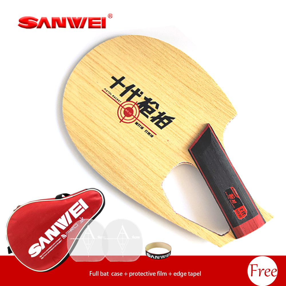 オリジナルSANWEI特許取得済みピストル型ラケットシェーク - Table Tennis Racket のレビューと価格