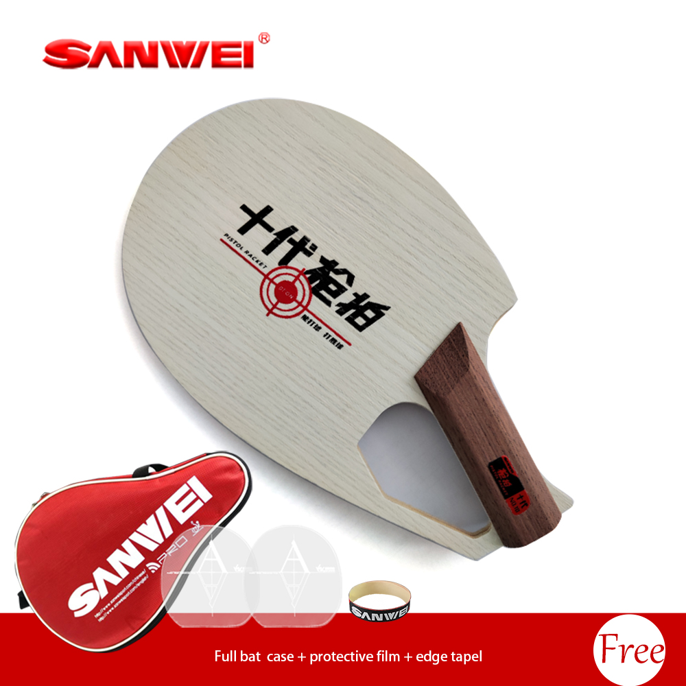 オリジナルSANWEI特許取得済みピストル型ラケットシェーク - Table Tennis Racket のレビューと価格