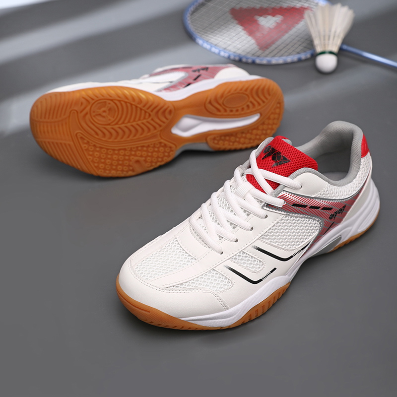新しいバドミントンシューズ男性女性抗ねじれクッション男性のス - Table Tennis Zlc のレビューと価格
