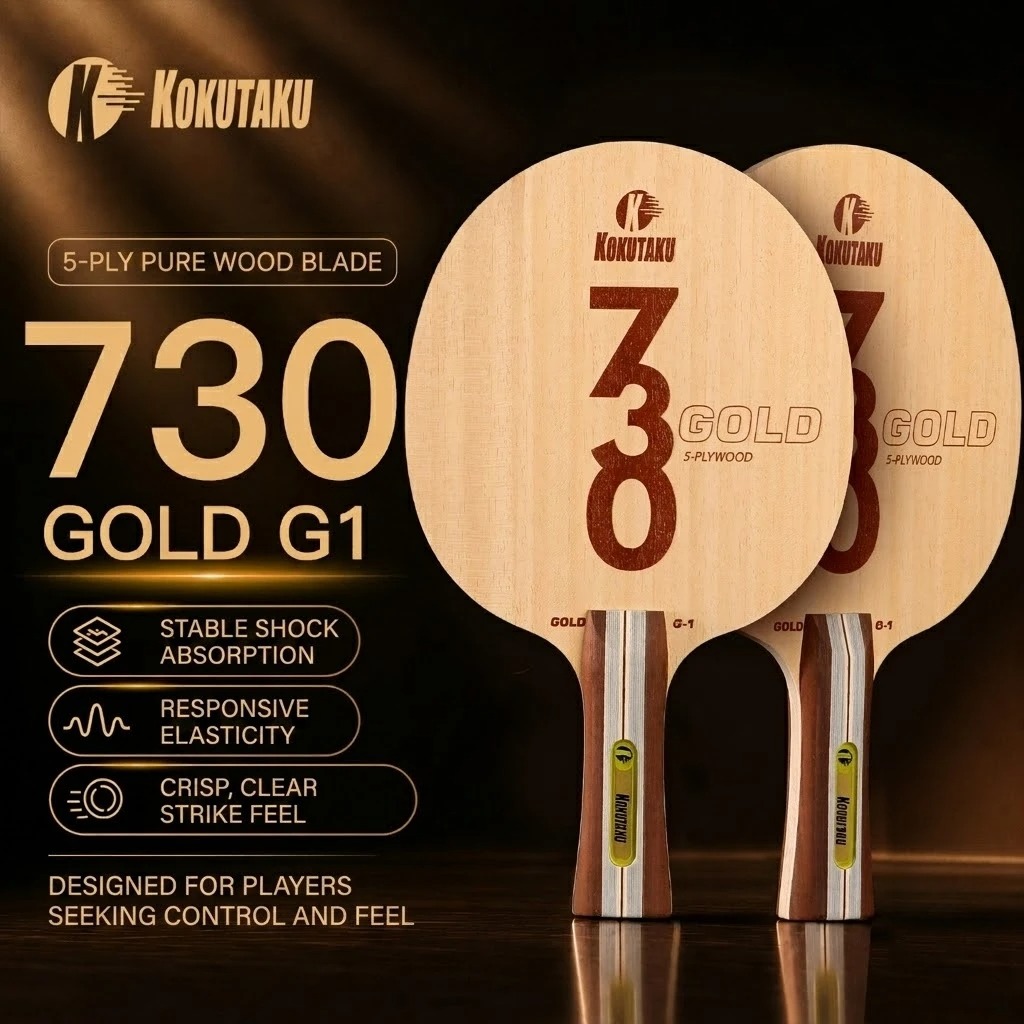 コクタク卓球ブレードFL 730 G1 5層木材/G2 5層 - Table Tennis Machine のレビューと価格
