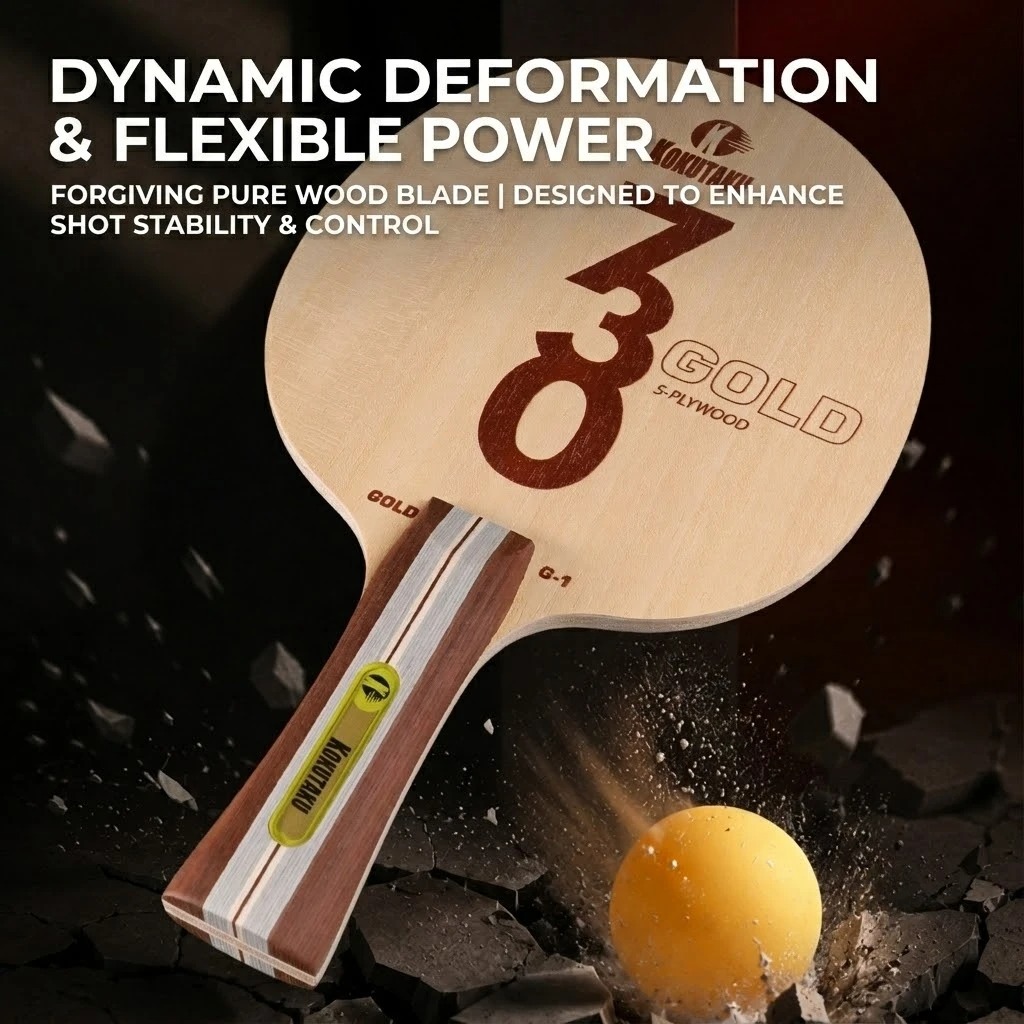 コクタク卓球ブレードFL 730 G1 5層木材/G2 5層 - Table Tennis Racket のレビューと価格