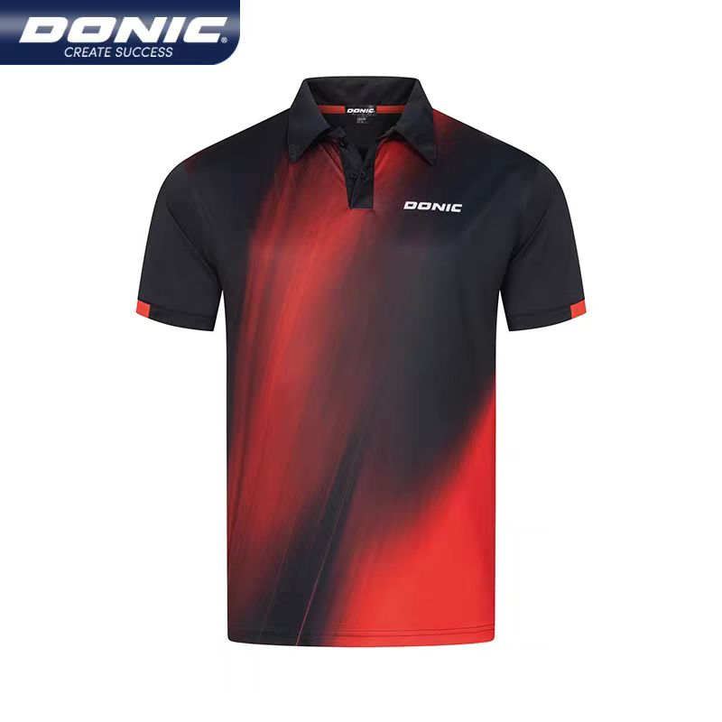 DONIC 卓球シャツ ラウンドネック 半袖 卓球服 速乾性 - Table Tennis Zhang Jike のレビューと価格