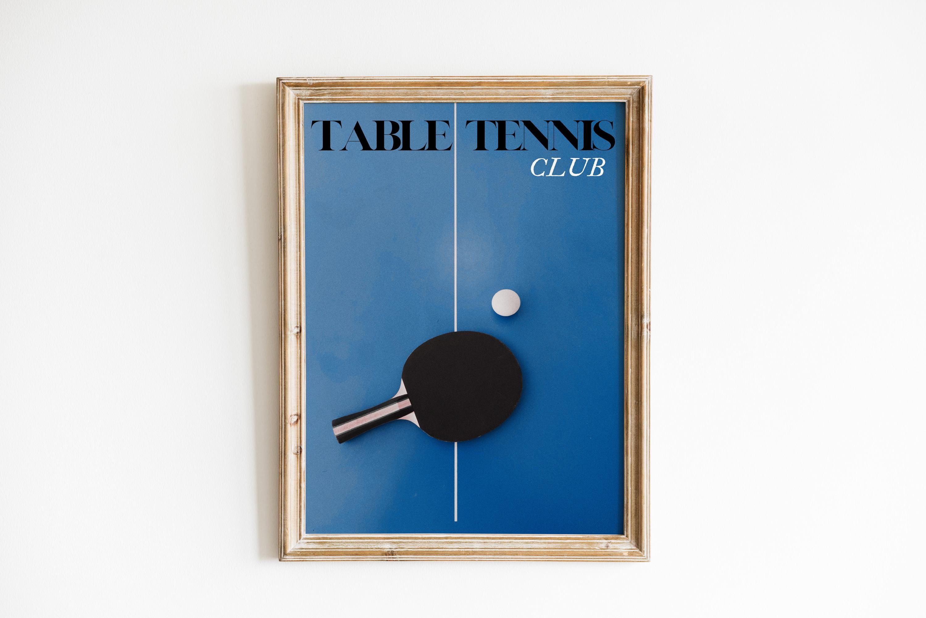 レトロビリヤードバスケットボールチェスゴルフ卓球クラブポスタ - Table Tennis Live のレビューと価格