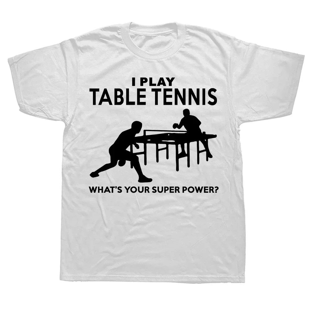 楽しい卓球グラフィック T シャツ ストリート服 半袖 ラウ - Table Tennis Graphics のレビューと価格