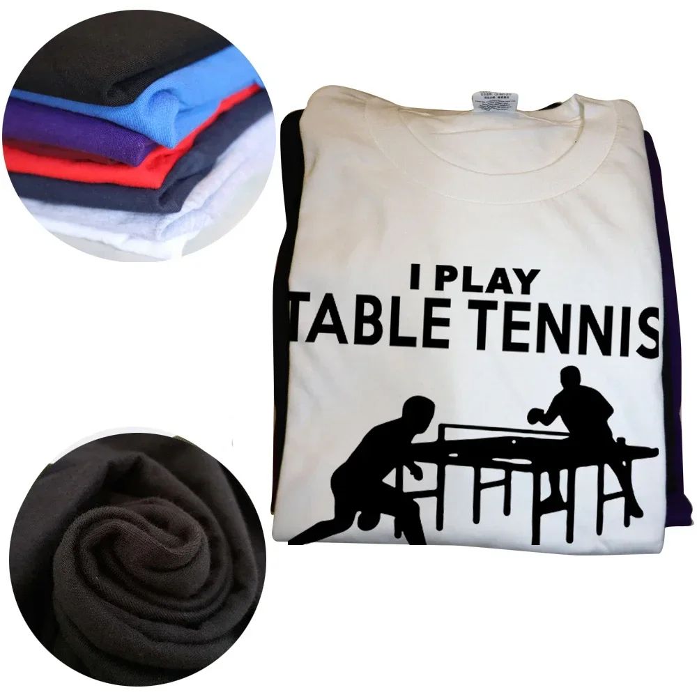 楽しい卓球グラフィック T シャツ ストリート服 半袖 ラウ - Table Tennis Graphics のレビューと価格