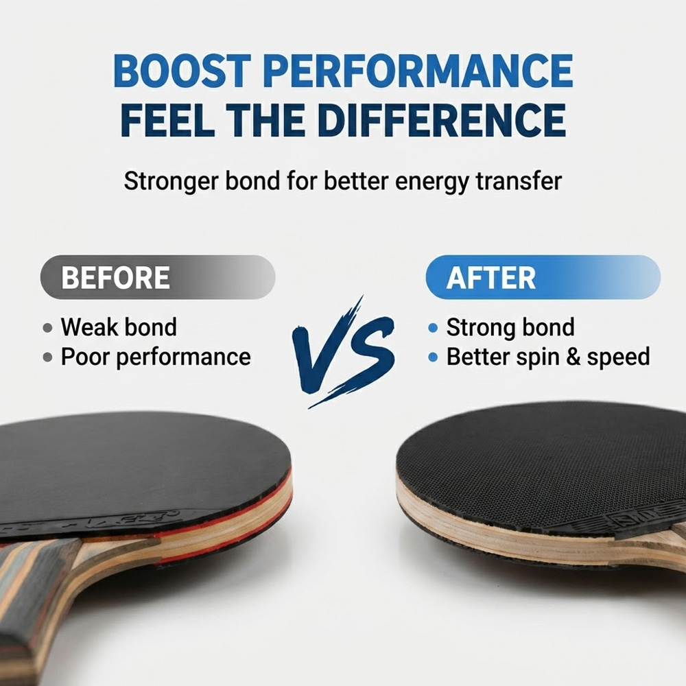 50ML 卓球ラバー接着剤ピンポンブレード接着剤 ラケット組 - Table Tennis Tournament のレビューと価格