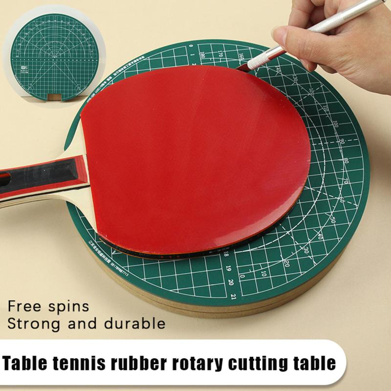 新しい卓球ラバー回転カッティングマットセット DIY カッテ - Table Tennis Tournament のレビューと価格