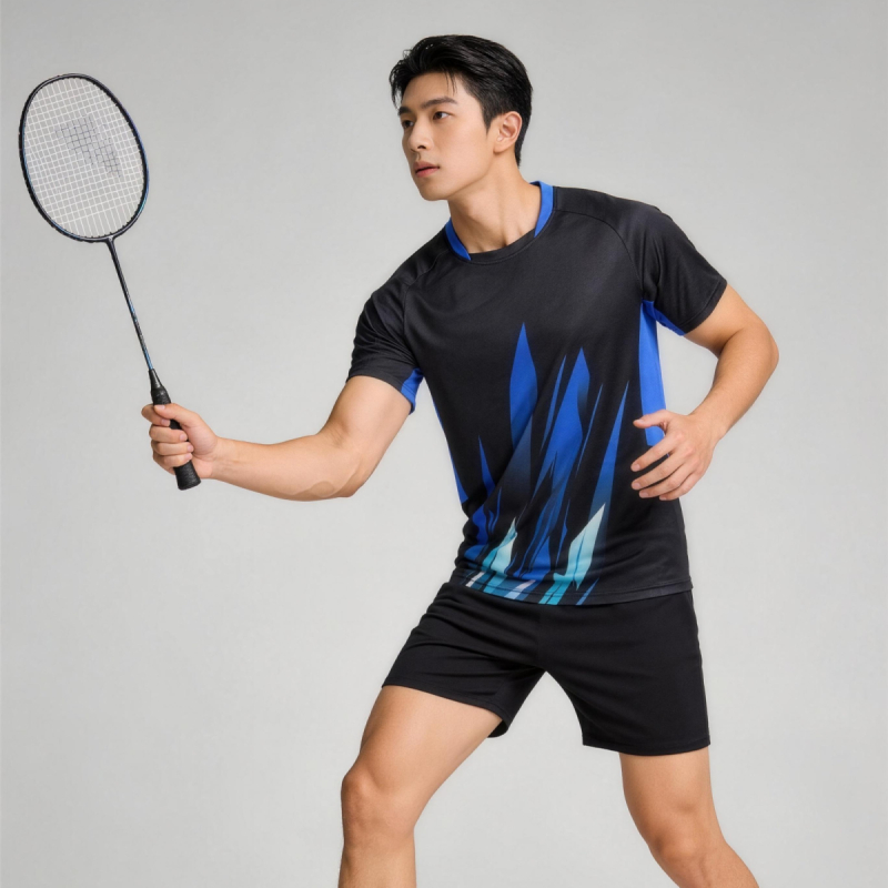 バドミントン卓球 Tシャツ男性用 3D グラフィックスポーツ - Table Tennis Graphics のレビューと価格