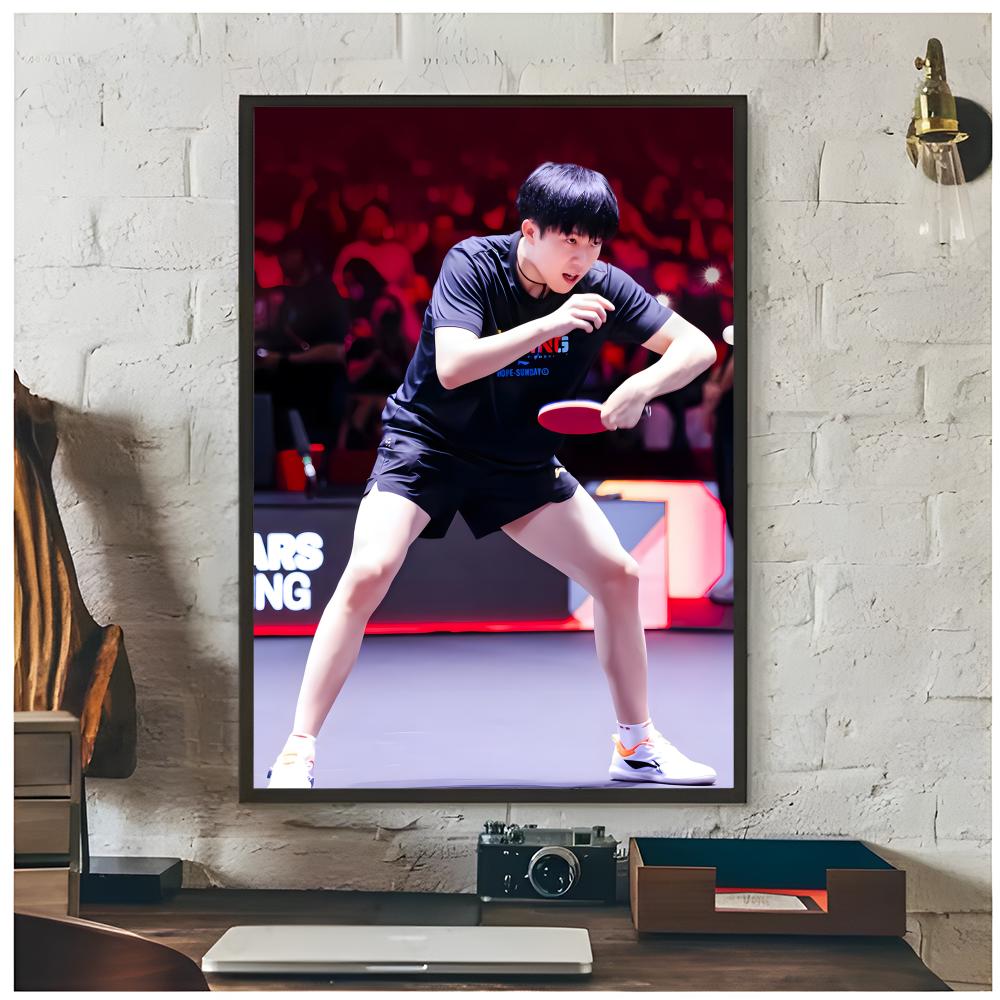 卓球チャンピオン 王楚琴ポスター プレミアム装飾アート＆ギフ - Table Tennis Champion のレビューと価格