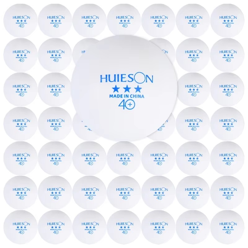100個入り Huieson ブルーロゴ卓球ボール シーム付 - Table Tennis Logo のレビューと価格