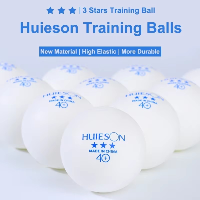 100個入り Huieson ブルーロゴ卓球ボール シーム付 - Table Tennis Logo のレビューと価格