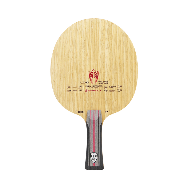 LOKI KIRINシリーズ卓球ブレードK7 7枚合板純木ピ - Table Tennis Racket のレビューと価格